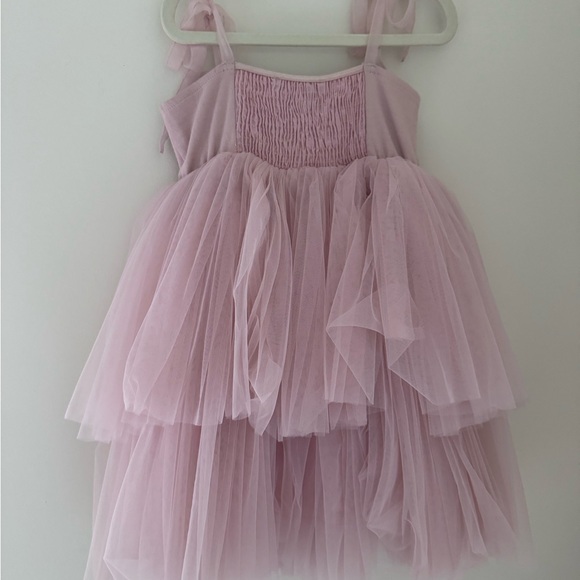 Marias Sky Butterfly Tulle Pink Princess Dress Excellent Condition Sz 5/6 - Picture 6 of 8